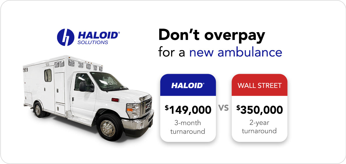 Haloid Solutions Offers New Ambulances Below $150,000