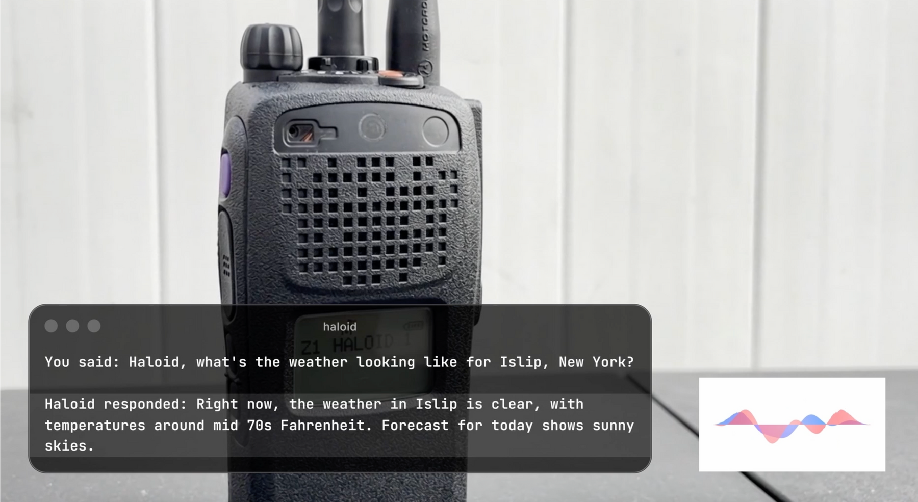 Haloid Connects ChatGPT Voice to Analog Two-Way Radios, Bridging AI and Mission-Critical Land Mobile Radio