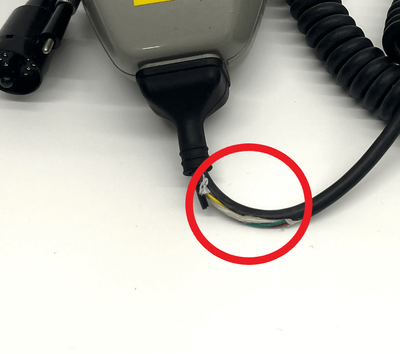 Worn Kenwood Palm Mic Cables are Damaging Mobile Radios at High Rate