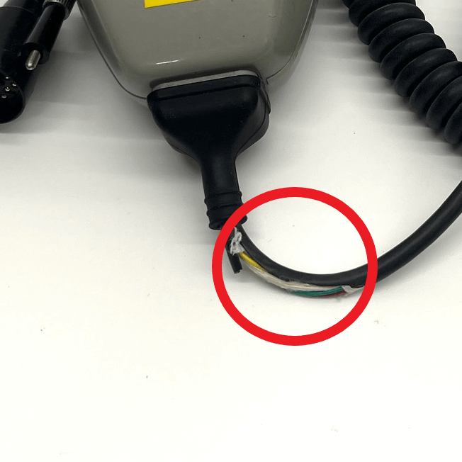 Worn Kenwood Palm Mic Cables are Damaging Mobile Radios at High Rate