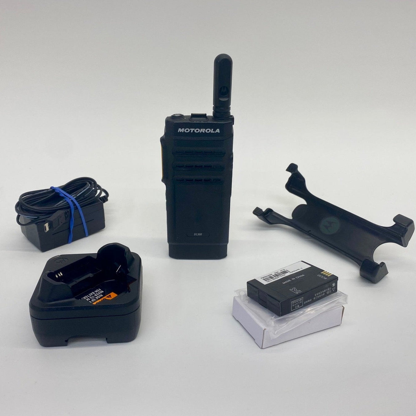 Motorola SL300 Radio & Accessories - UHF and VHF - 99 Channel and 2 Channel Portable Models