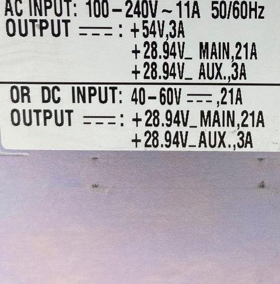 Motorola GTR8000 Power Supply DLN6781A 0182516W14 Repeater Power Supply - DLN6781