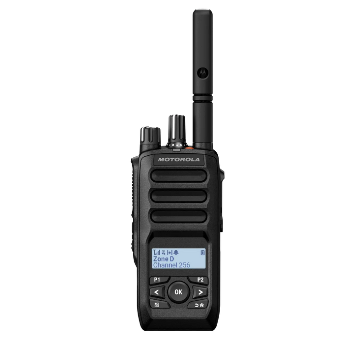 24-Month Lease: Motorola R5 UHF Keypad Digital Portable with Overnight Exchange and Unlimited Batteries - AAH07RDH9SA1AN
