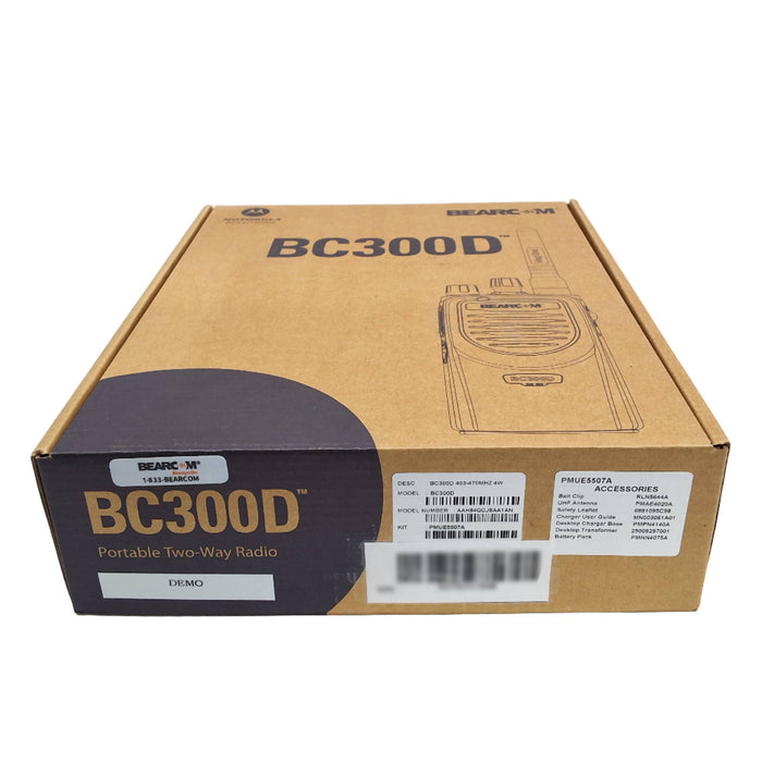 BEARCOM BC-300D AAH84QCJ8AA1AN UHF Portable Digital Radio - BC300D - HaloidSolutions.com