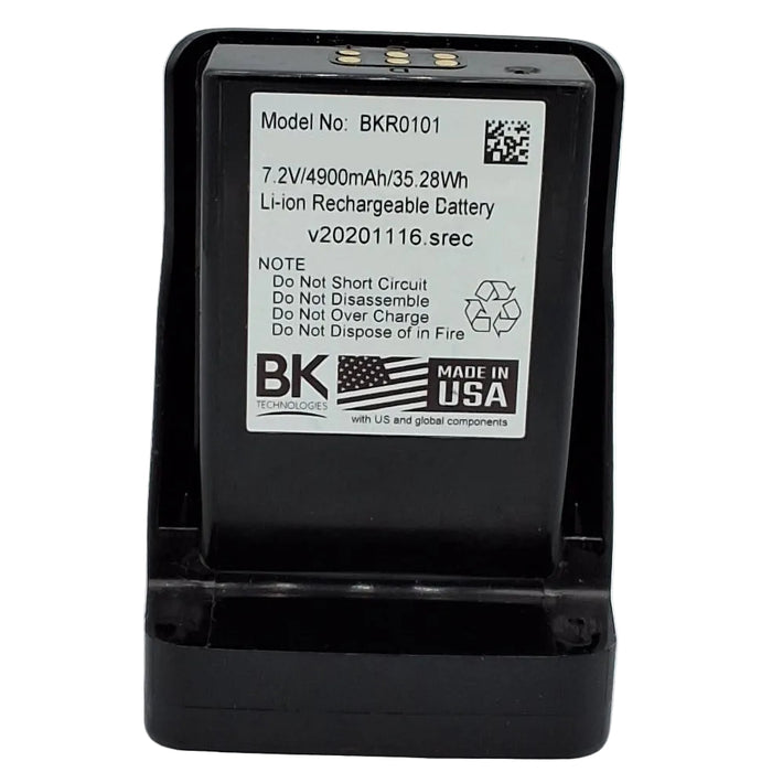 SOLD WITH RADIOS ONLY - BK Technologies BKR0101 SURPASS™ Battery Pack, Li-Ion 4900 mAh, BKR 5000