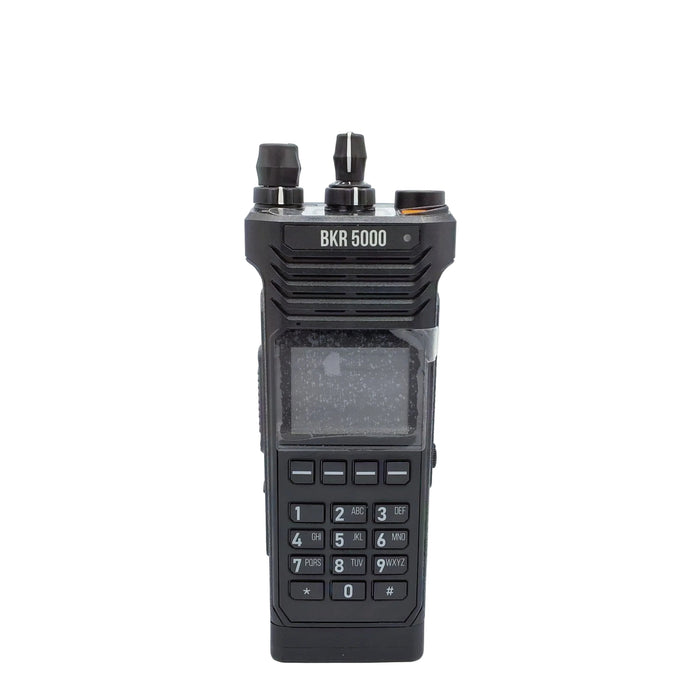 BK Technologies BKR5000-T3BS-0 Portable, VHF 136-174MHz, 5000Ch, 6W, T3, Full keypad, Black, Channel Stop, No Bluetooth
