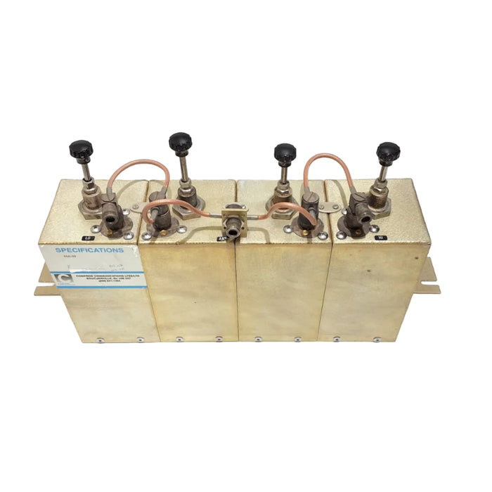 Comprod Communications 640-90 900 MHz 4 Cavity Duplexer