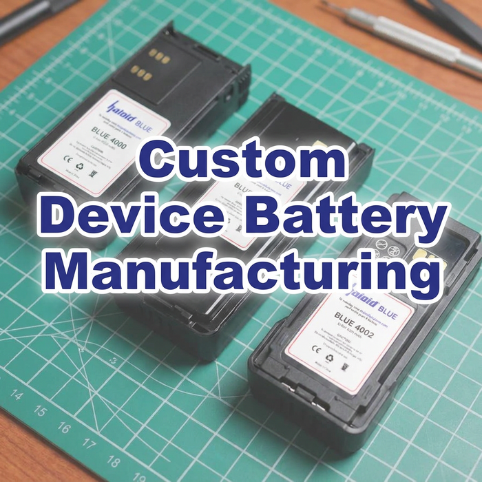 Custom Device Battery Manufacturing - Low-cost manufacturer alternatives or replace discontinued OEM batteries