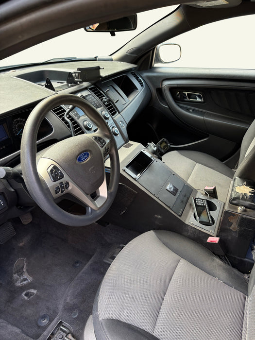 2013 FORD TAURUS BLACK Police Interceptor Lightly Armored Vehicle with AWD Turbo-charged V6