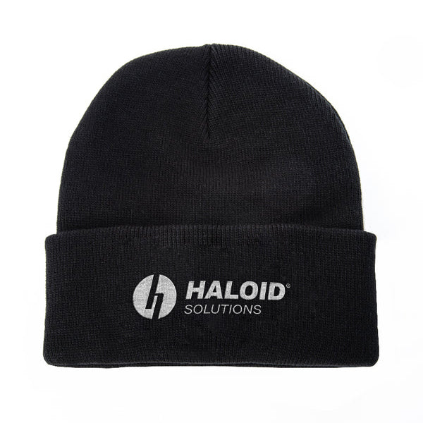 Haloid Solutions Beanie American Flag with Thin Red Line