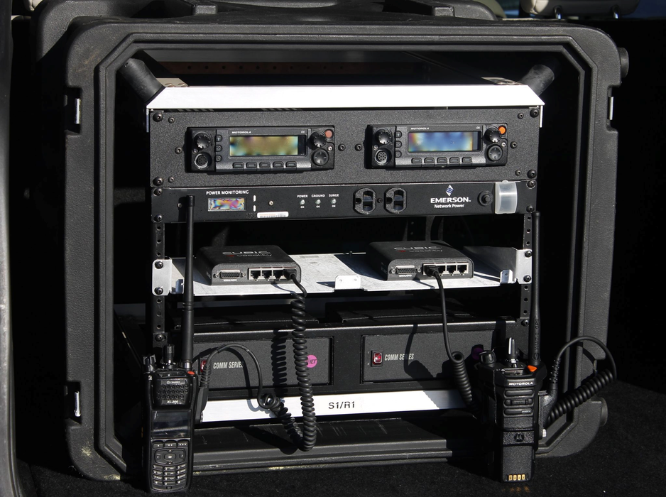 Haloid Interoperability Box - Custom and low cost portable radio interoperability and mobile repeater boxes for cross-band radio networks