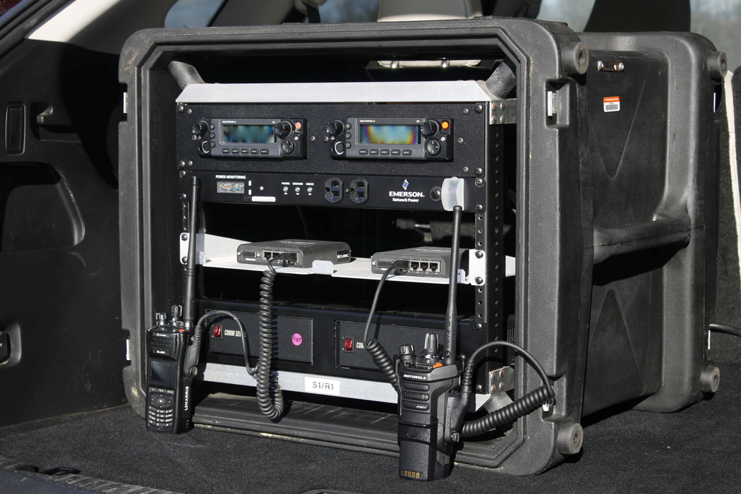 Haloid Interoperability Box - Custom and low cost portable radio interoperability and mobile repeater boxes for cross-band radio networks