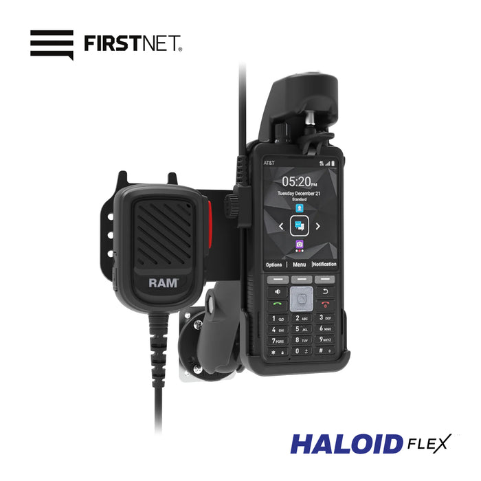 SUBSCRIBE: AT&T FirstNet EPTT Vehicle Kit Sonim XP5 Plus Bundle: Sonim XP5900 + RAM Kit & Speaker Microphone - 24-Month Subscription - **$23.99 PER MONTH**