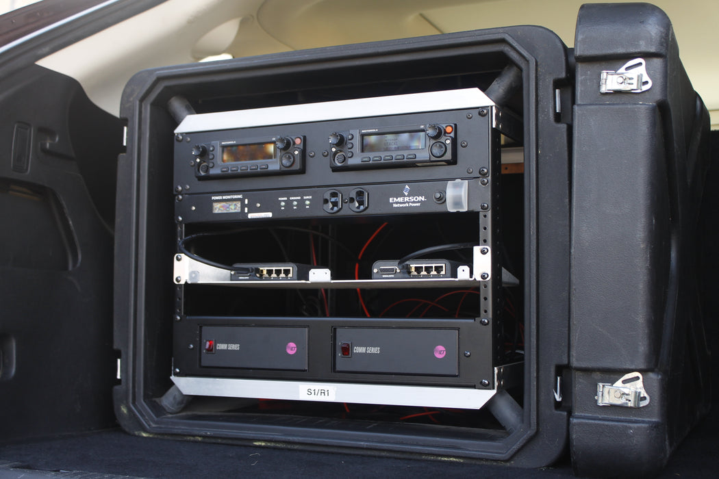 Haloid Interoperability Box - Custom and low cost portable radio interoperability and mobile repeater boxes for cross-band radio networks