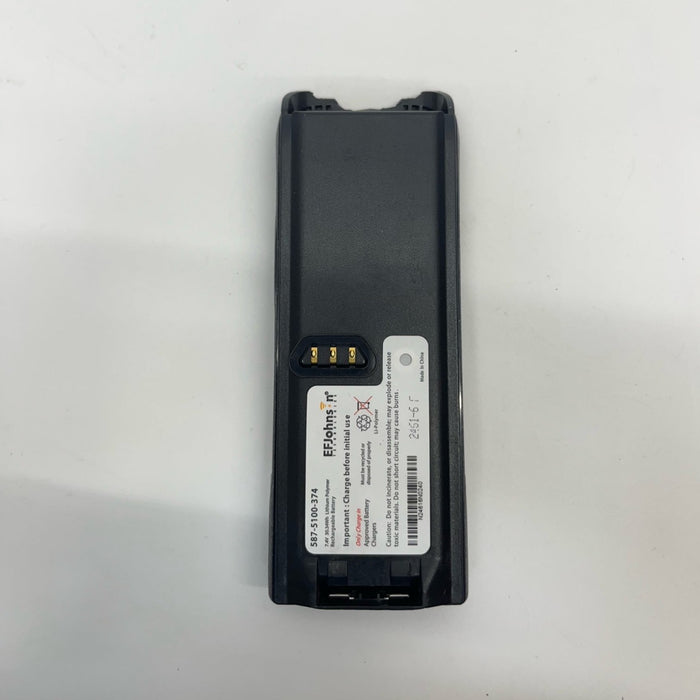 574 Code Battery EF Johnson 587-5100-374 Lithium Polymer Li-Ion 7.4v 30.34Wh Battery fo ...