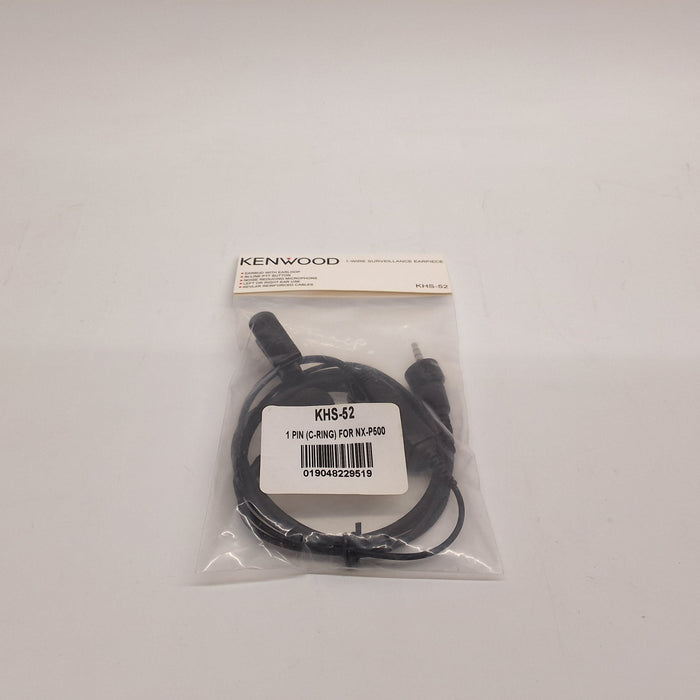 Kenwood KHS-52 C-Ring Earbud and Microphone for NX-P500 - HaloidSolutions.com