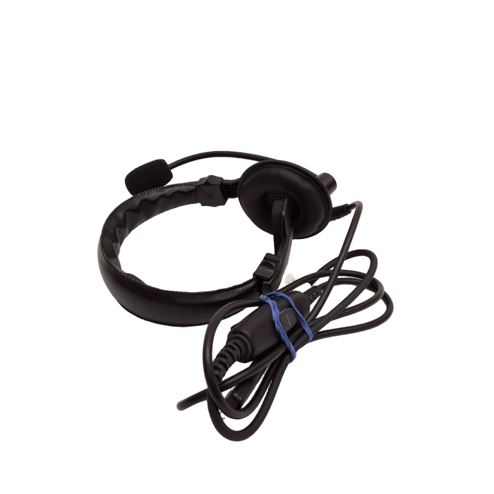 Kenwood KHS-7A Single Earmuff with Boom Microphone and Push To Talk - HaloidSolutions.com