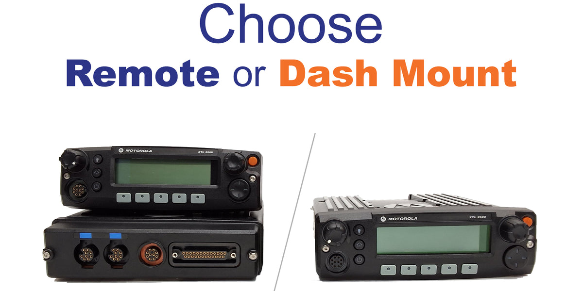 Motorola XTL2500 M21KSM9PW1AN VHF Mobile Radio - Control Head
