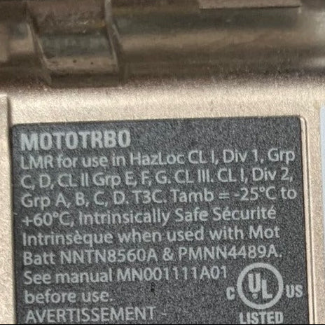 Motorola XPR7580e AAH56UCN9RB1AN 800/900Mhz DMR Portable Radio 