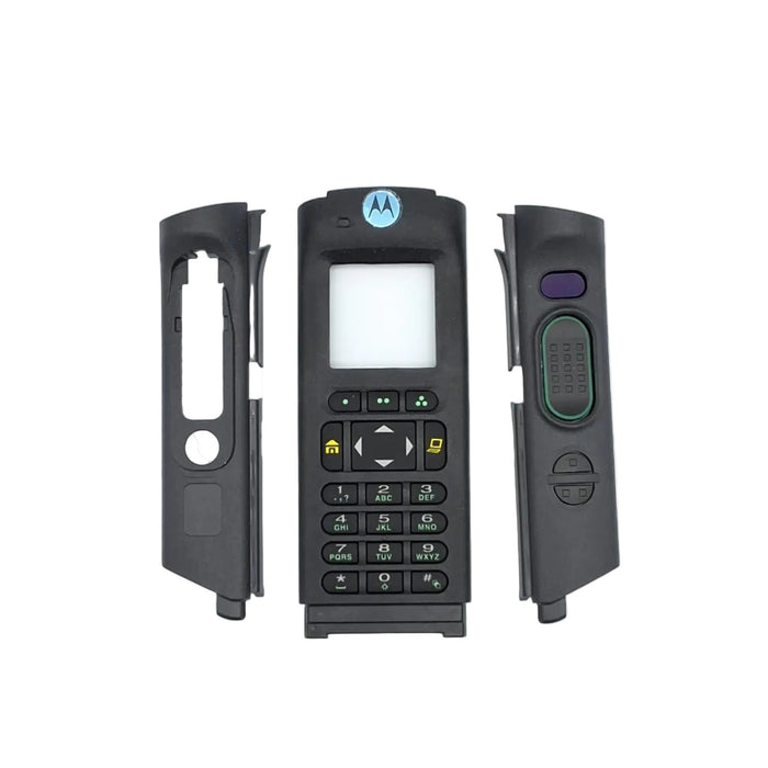 Motorola NHN7024 3 Piece Front Housing Dual Display Full Keypad BLACK - KT000032C03 KT000032C201 - HaloidSolutions.com