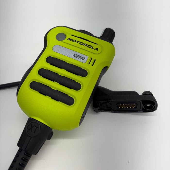 Motorola PMMN4106D XE500 Remote Speaker Microphone - PMMN4106 GREEN - HaloidSolutions.com