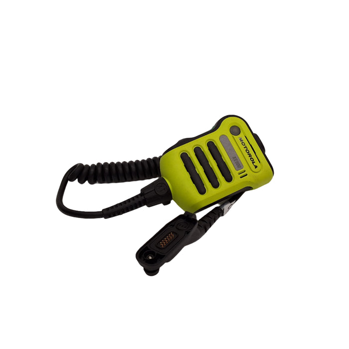 Motorola PMMN4107C XE500 Remote Speaker Microphone - PMMN4107 Green - HaloidSolutions.com