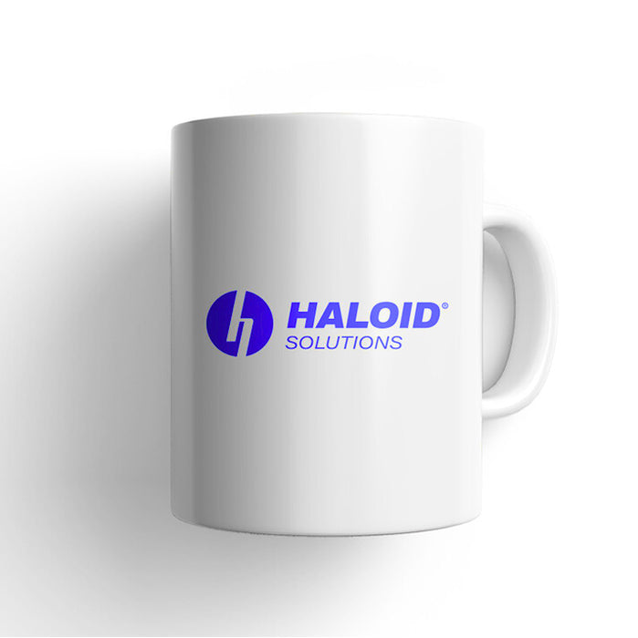 Haloid Solutions Branded Mug - "I solve communications problems."