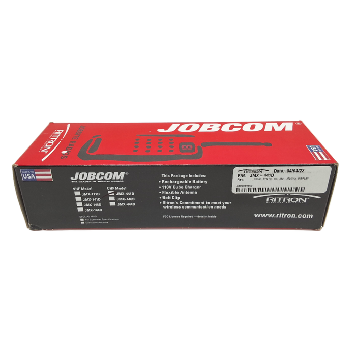 Ritron Jobcom JMX-441D UHF Radio - JMX441D - HaloidSolutions.com