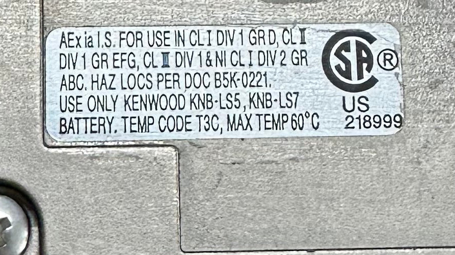 THE VIKING VP6000 800 MHZ FROM HALOID IS CSA AND HAZMAT APPROVED