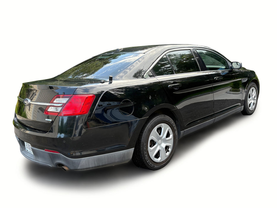 2013 FORD TAURUS BLACK Police Interceptor Lightly Armored Vehicle with AWD Turbo-charged V6