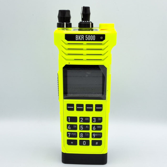 Bendix King BKR5000-T3YC-1 Portable, VHF 136-174MHz, 5000Ch, 6W, T3, Full Keypad, Yellow, No Channel Stop, Bluetooth