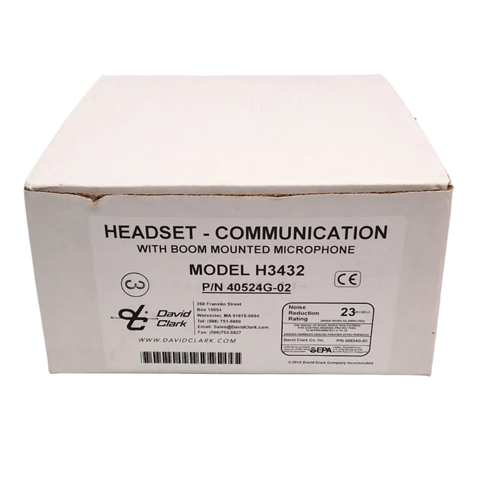 David Clark H3432 Over-Head Headset