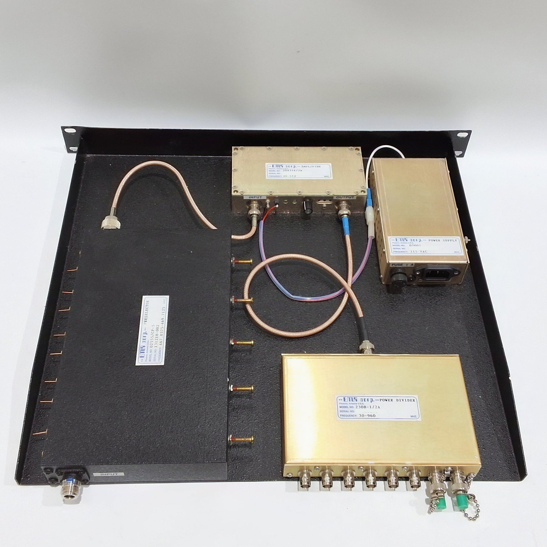EMR Corporation 25108-1/1RU UHF Multicoupler — HaloidSolutions.com