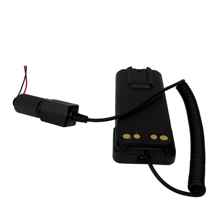 Haloid BLUE Battery 12 Volt DC Eliminator for APX4000 APX900 APX1000 XPR SERIES RADIO XPR7550 XPR3500 XPR7350