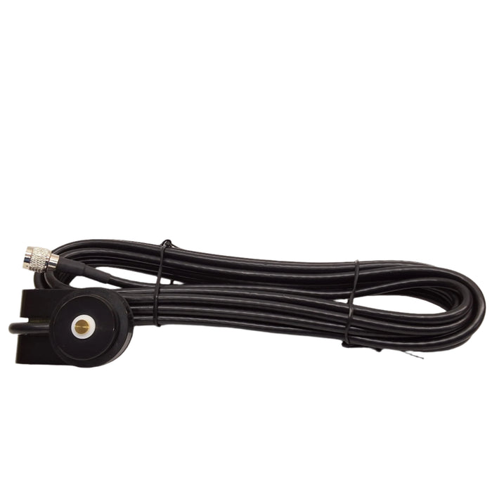 Haloid BLUE Mini UHF Connector Trunk / Lip Mount with 17' Cable - 1253 MUHF