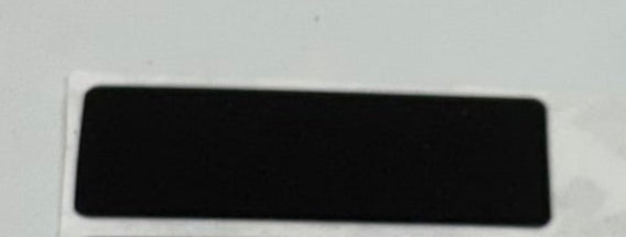 Harris XL200P Portable Radio Replacement Side Black Sticker without Model Number - XL-200 Portable Sticker