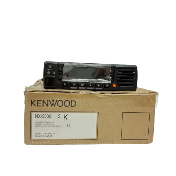 Kenwood NX-5800S Nexedge UHF Mobile Radio - NX-5800-S Radio with KCH-19 Control Head
