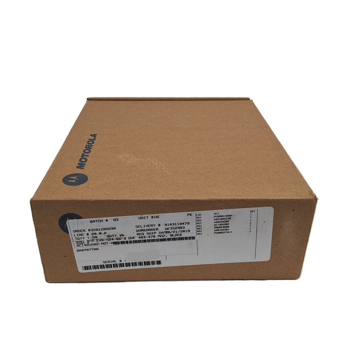 Motorola EVX-S24 EVX-S24-G6-3 UHF Digital Portable Radio - EVXS24