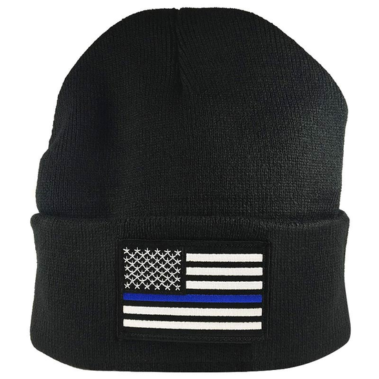 Haloid Solutions Beanie American Flag w/ Thin Blue Line