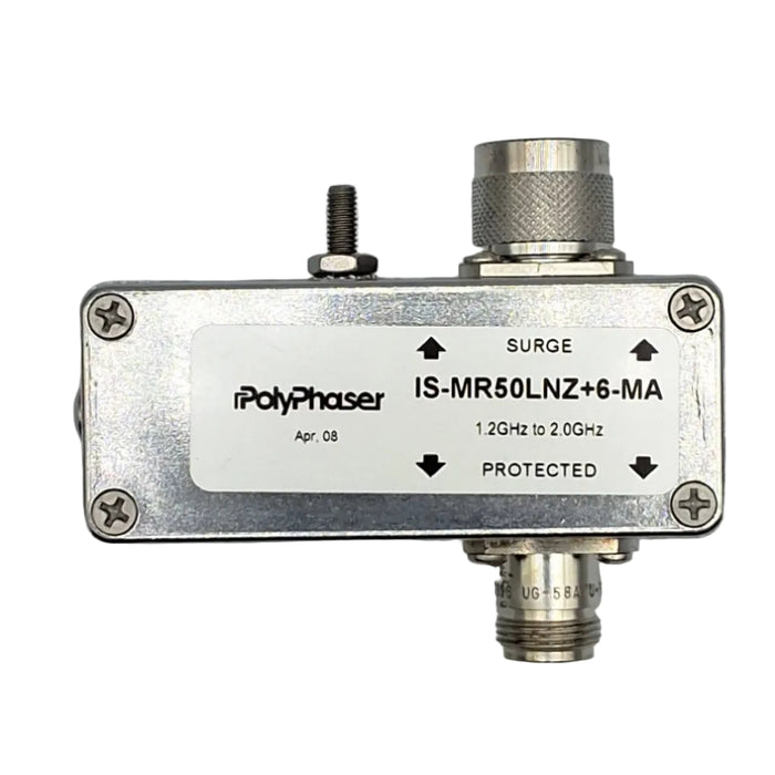 PolyPhaser IS-MR50LNZ+6-MA Impulse Suppressor Lightning Surge Protector ISMR50LNZ6MA