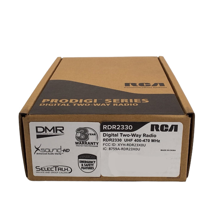 RCA RDR2330U UHF Portable Radio - RDR2330