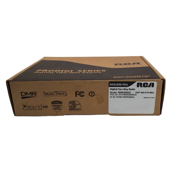 RCA RDR2600U UHF Portable Radio - RDR2600