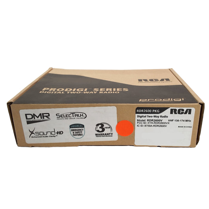 RCA RDR2600V VHF Portable Radio - RDR2600