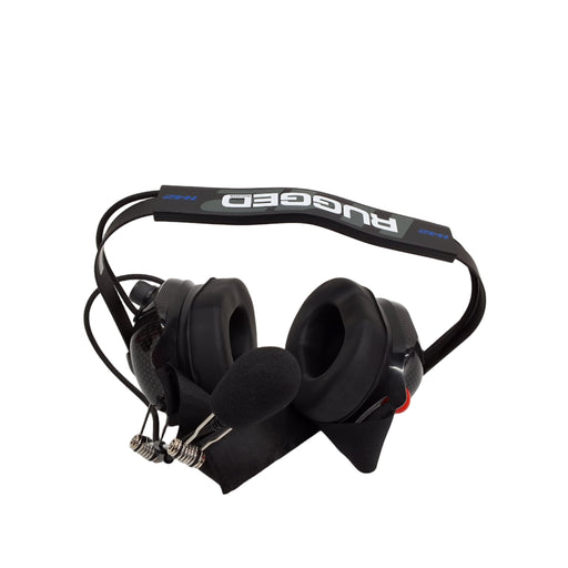 rugged radios H42-CF Behind the Head Headset with Boom Microphone - HaloidSolutions.com
