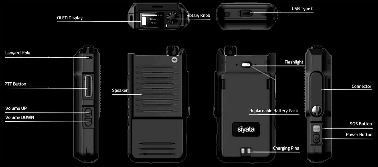 RENT: HaloidX X1 Secure & Interoperable Cellular Radio POC LTE Radio Rental - Push-to-talk Over Cellular (DAILY)