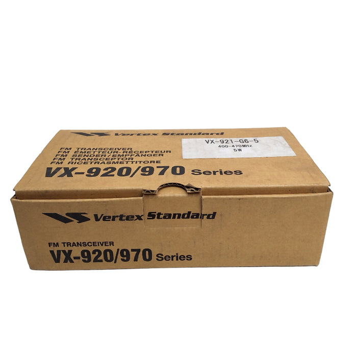 Vertex Standard VX-921 VX-921-G6-5 UHF Portable Radio