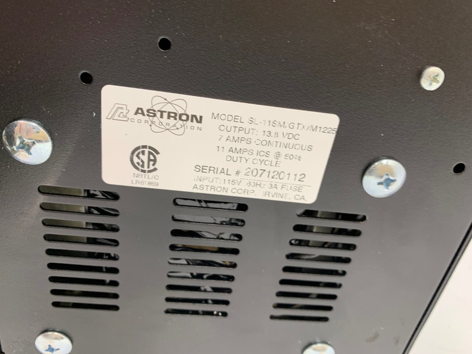 Astron SL-11SM/GTX/M1225 11 AMP Regulated Power Supply SL-11SM - HaloidRadios.com